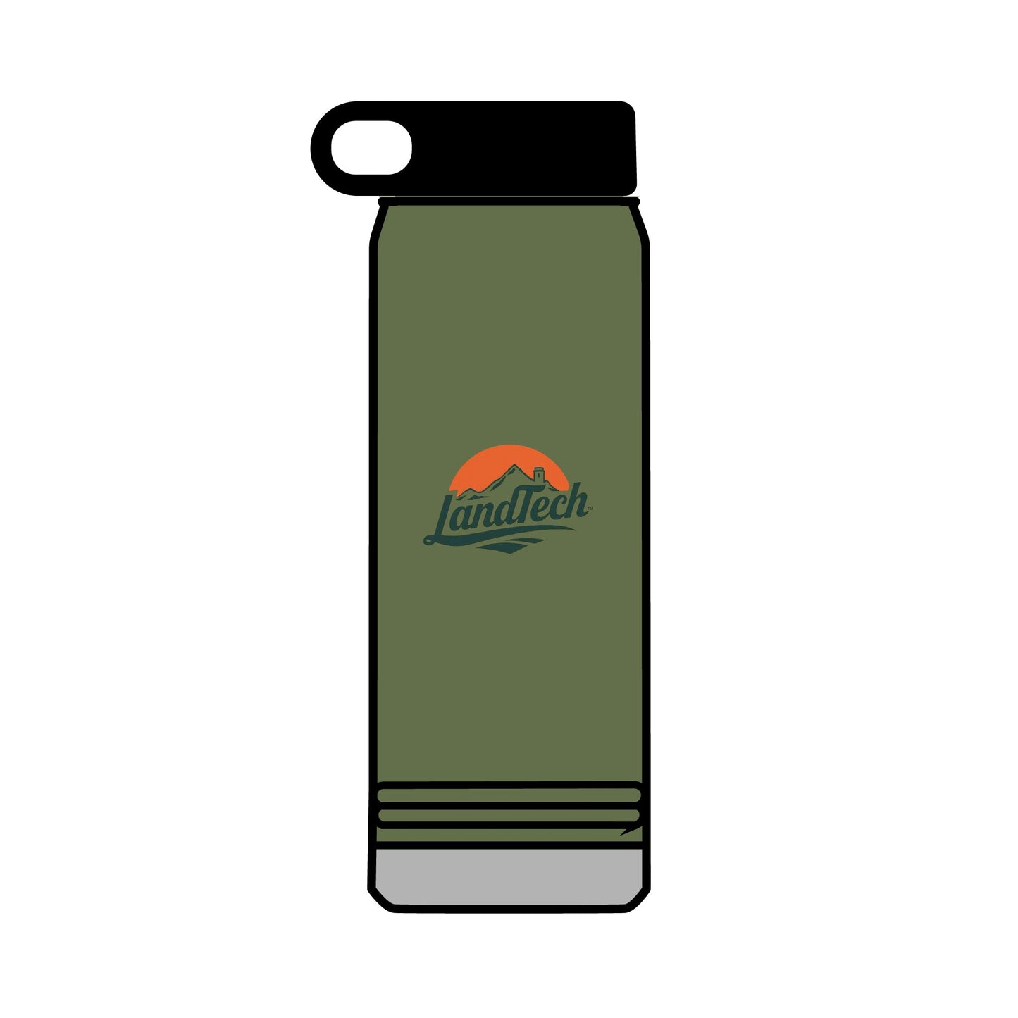 Outdoor Adventure Water Bottle - 32oz, Hydration Flask for Hiking, Camping, Fitness, Travel, Gift for Nature Lovers