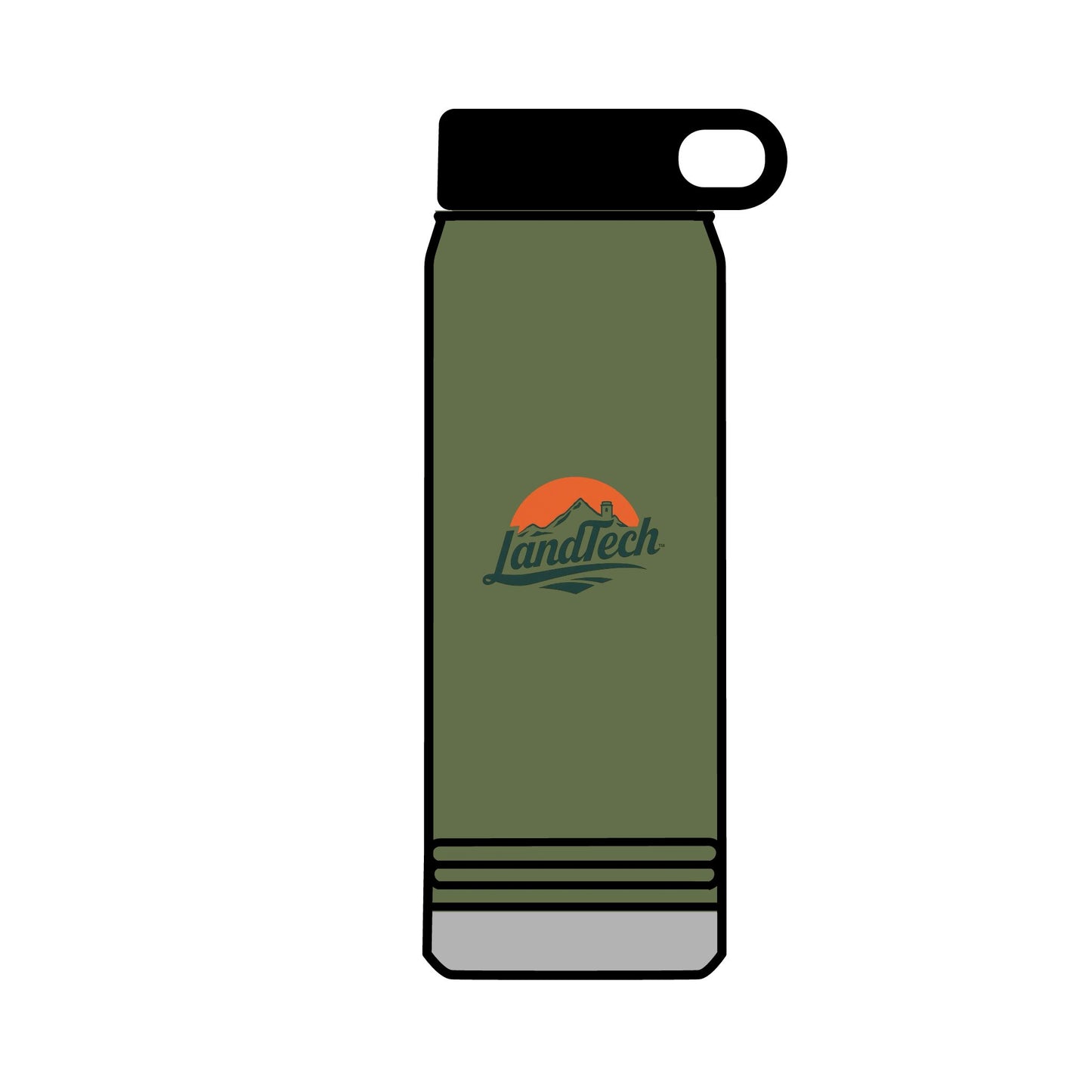 Outdoor Adventure Water Bottle - 32oz, Hydration Flask for Hiking, Camping, Fitness, Travel, Gift for Nature Lovers
