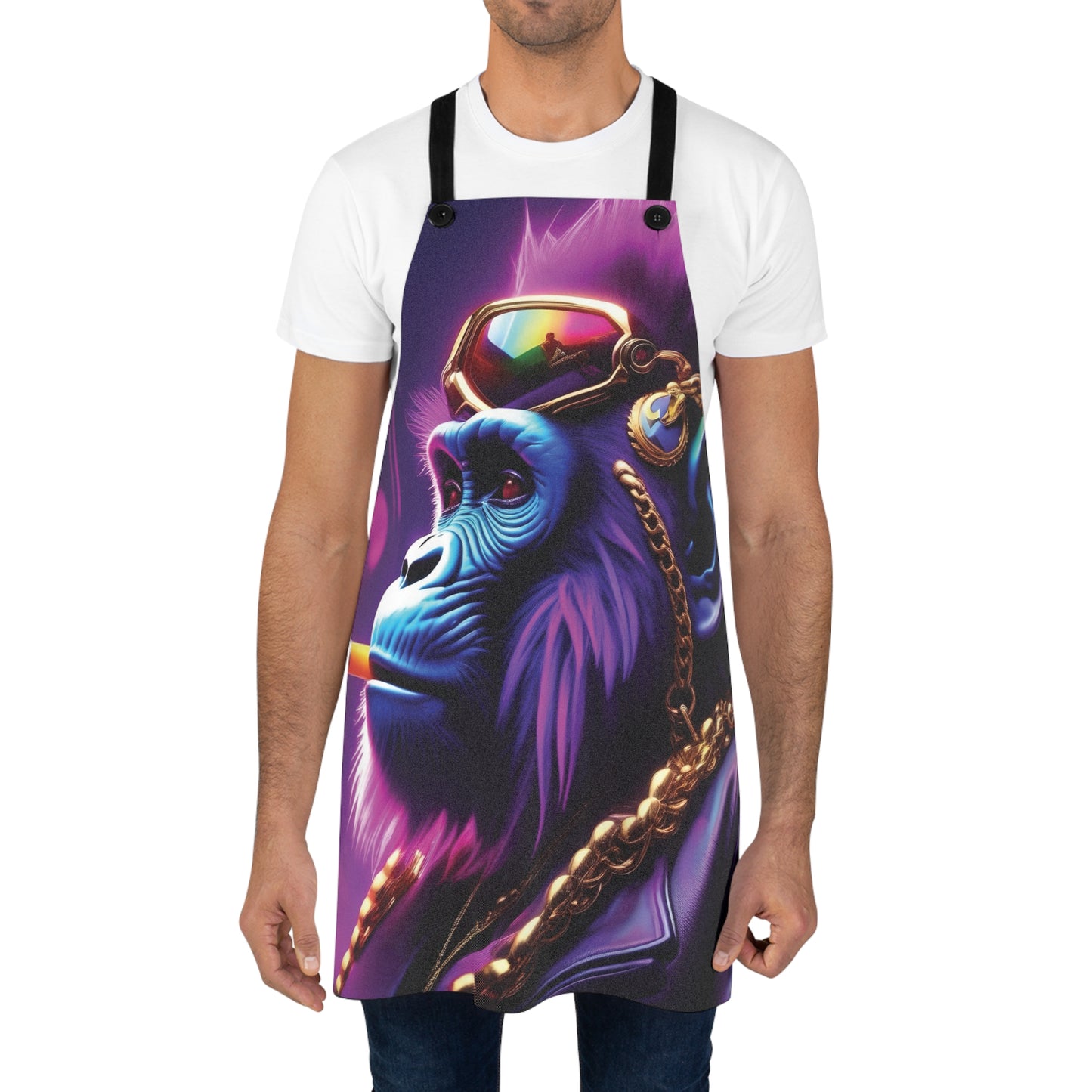 Glamorous Gorilla Apron - Funky Chef Gear for Home Cooking, Unique Gift for Foodies, Vibrant Kitchen Decor, Fun BBQ Accessory, Artsy [...]