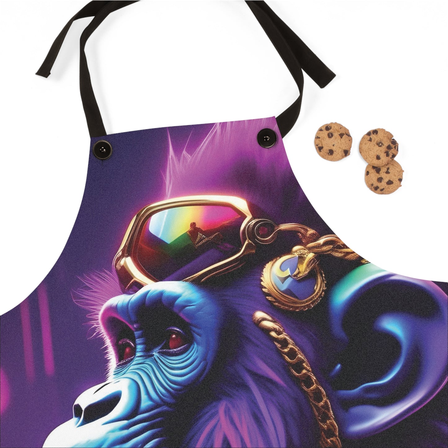 Glamorous Gorilla Apron - Funky Chef Gear for Home Cooking, Unique Gift for Foodies, Vibrant Kitchen Decor, Fun BBQ Accessory, Artsy [...]