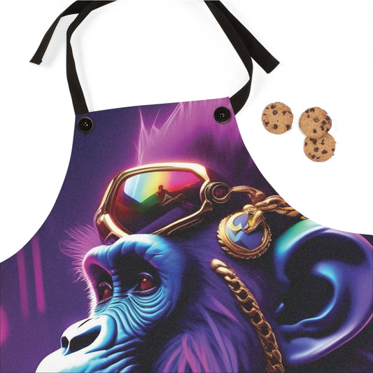 Glamorous Gorilla Apron - Funky Chef Gear for Home Cooking, Unique Gift for Foodies, Vibrant Kitchen Decor, Fun BBQ Accessory, Artsy [...]
