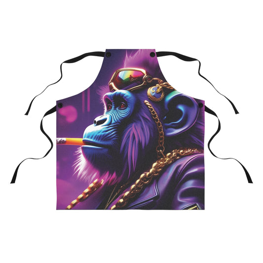 Glamorous Gorilla Apron - Funky Chef Gear for Home Cooking, Unique Gift for Foodies, Vibrant Kitchen Decor, Fun BBQ Accessory, Artsy [...]